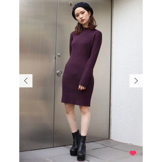 MURUA(ムルーア)のフィットミニワンピース レディースのワンピース(ひざ丈ワンピース)の商品写真