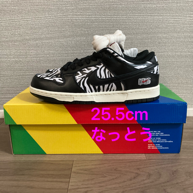 NIKE(ナイキ)の【25.5cm】DUNK LOW OG QS "ZEBRA PRINTS" メンズの靴/シューズ(スニーカー)の商品写真