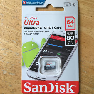 サンディスク(SanDisk)のSandisk  microSD 64GB(その他)