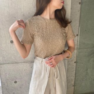 トゥデイフル(TODAYFUL)の［新品未使用タグ付き］I_am cotton round cut (Tシャツ/カットソー(半袖/袖なし))