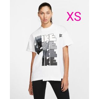 サカイ(sacai)の新品☆sacai NIKE コラボ Tシャツ xs(Tシャツ(半袖/袖なし))