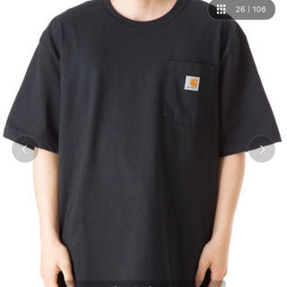 カーハート(carhartt)のCarhartt 黒 カットソー(Tシャツ/カットソー(半袖/袖なし))