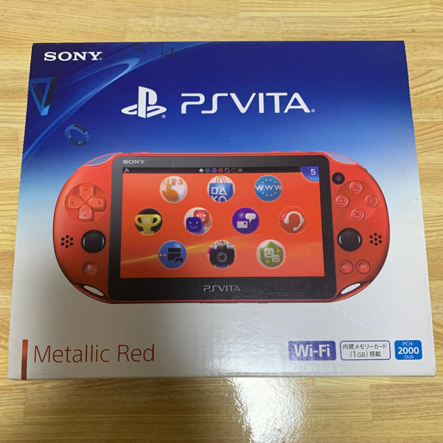 PlayStationVITA【美品 完品】SONY PSVita PCH-2000 メタリックレッド