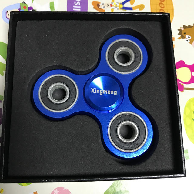 Xingmeng フルメタル ハンドスピナー ブルーの通販 by Xingmeng フルメタル ハンドスピナー ブルーの通販 by