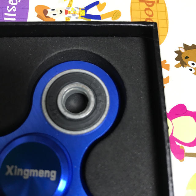 Xingmeng  フルメタル　ハンドスピナー　ブルー エンタメ/ホビーのおもちゃ/ぬいぐるみ(その他)の商品写真