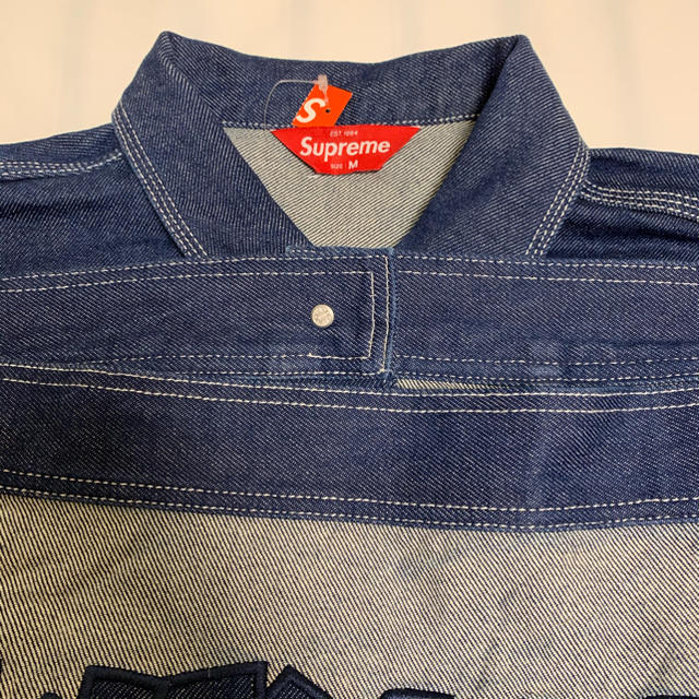 Supreme(シュプリーム)のSupreme Smurfs Denim Trucker Jacket M メンズのジャケット/アウター(Gジャン/デニムジャケット)の商品写真