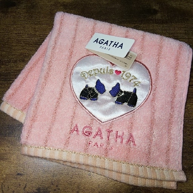 AGATHA(アガタ)のAGATHA　アガタ　ミニタオル　スコッティ レディースのファッション小物(ハンカチ)の商品写真