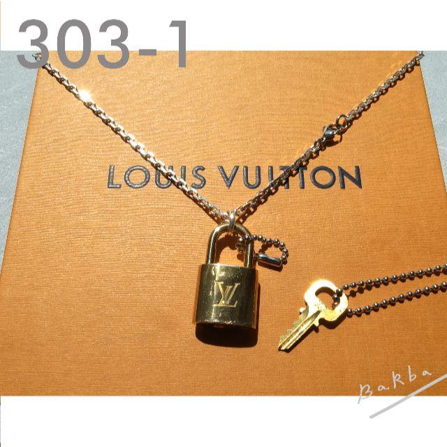 【NO.303①/鍵有】LOUIS VUITTON  Padlock　ゴールド 2