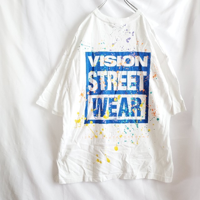 VISION STREET WEAR(ヴィジョン ストリート ウェア)のビジョンストリート　ビックシルエットTシャツ　スプラッシュ　バックプリント メンズのトップス(Tシャツ/カットソー(半袖/袖なし))の商品写真