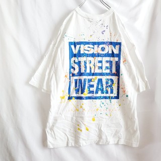 ヴィジョン ストリート ウェア(VISION STREET WEAR)のビジョンストリート　ビックシルエットTシャツ　スプラッシュ　バックプリント(Tシャツ/カットソー(半袖/袖なし))