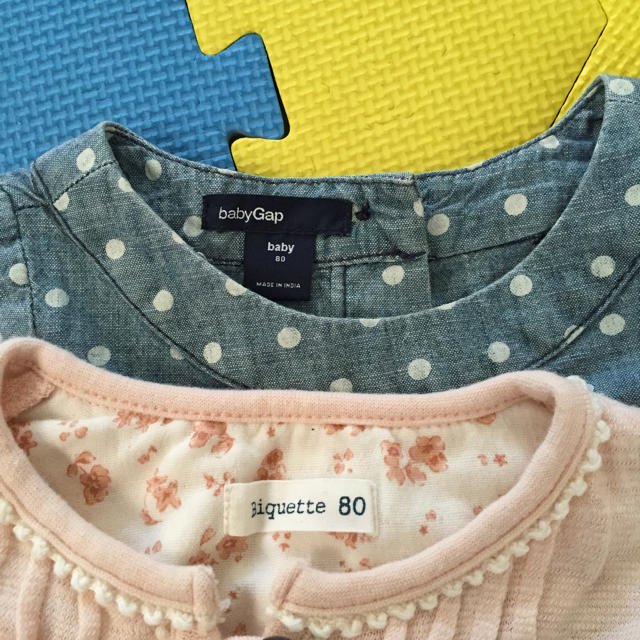 babyGAP(ベビーギャップ)の女の子80㎝セット♡4点 キッズ/ベビー/マタニティのベビー服(~85cm)(ワンピース)の商品写真