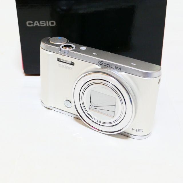 CASIO(カシオ)の超極上品 自撮り CASIO カシオ EX-ZR3200 ホワイト スマホ/家電/カメラのカメラ(コンパクトデジタルカメラ)の商品写真