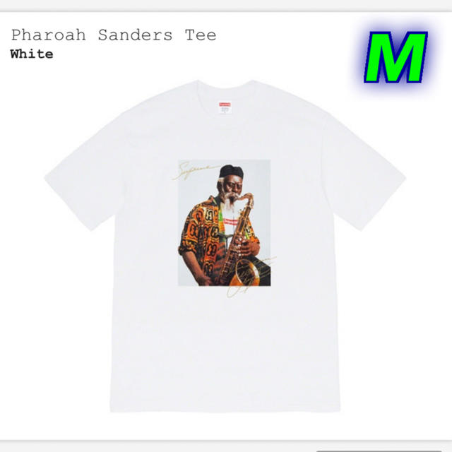 Supreme Tee ファラオ・サンダース  Tシャツ　MWhiteSIZE