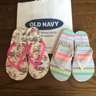 オールドネイビー(Old Navy)の新品oldnavyビーチサンダル2セット(サンダル)