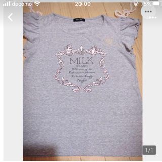 ミルク(MILK)のmilk♡カットソー　Tシャツ(Tシャツ(半袖/袖なし))