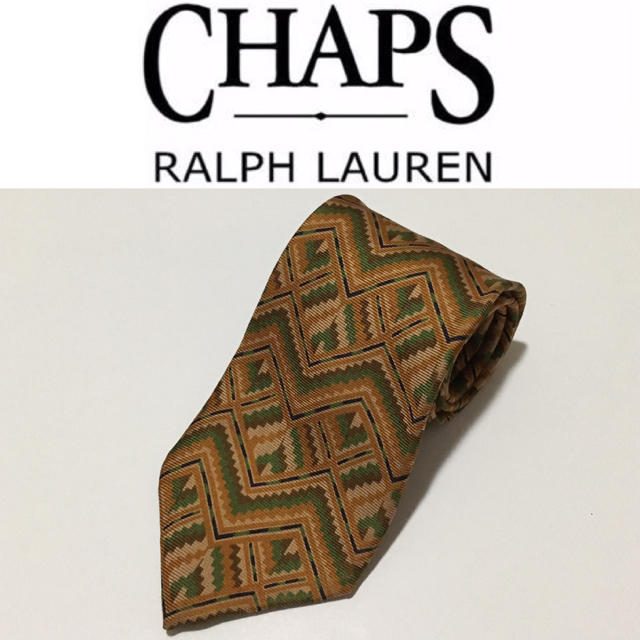 POLO RALPH LAUREN(ポロラルフローレン)のCHAPS RALPH LAUREN ネクタイ チャップス ラルフ ネイティブ柄 メンズのファッション小物(ネクタイ)の商品写真