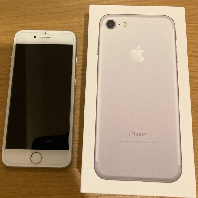 付属品未使用 iphone7 32GB simフリー シルバー