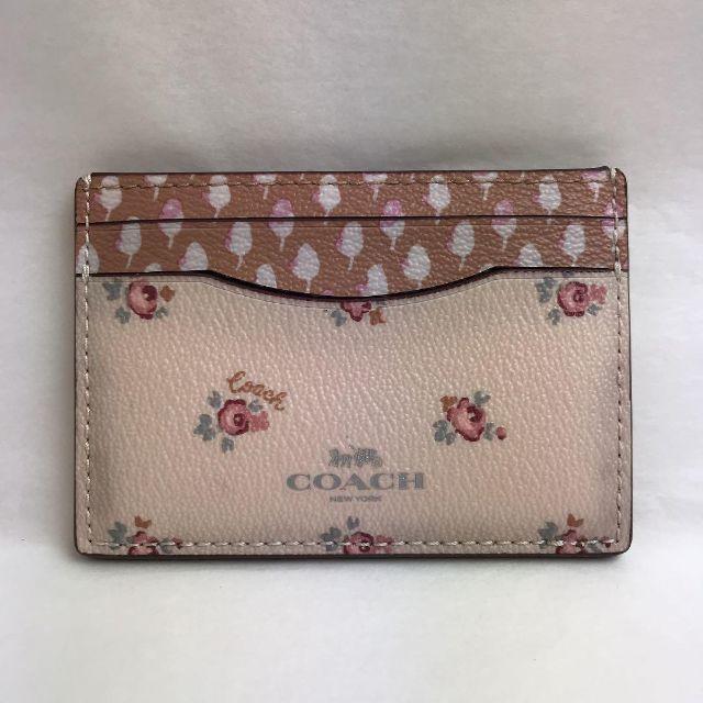 COACH(コーチ)の訳あり　新品　コーチ　カードケース　定期入れ　シミあり レディースのファッション小物(名刺入れ/定期入れ)の商品写真