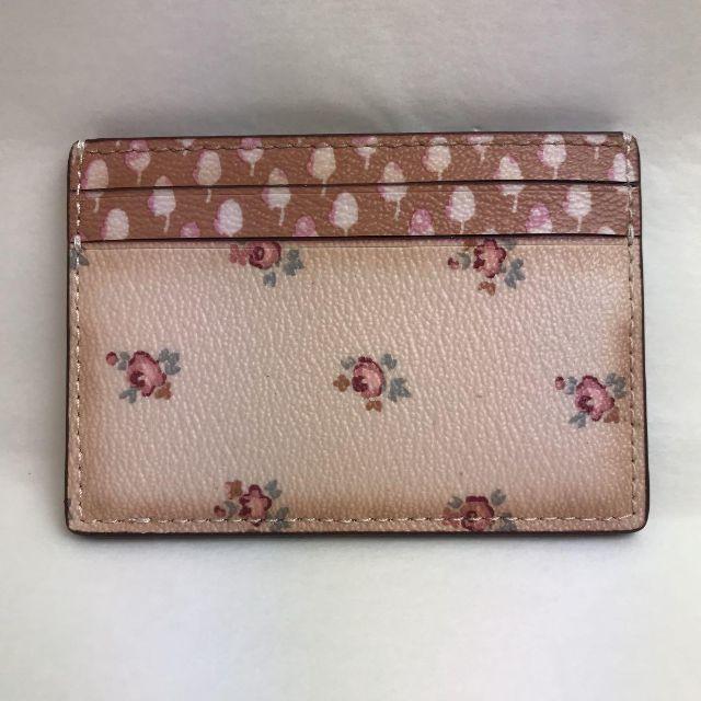 COACH(コーチ)の訳あり　新品　コーチ　カードケース　定期入れ　シミあり レディースのファッション小物(名刺入れ/定期入れ)の商品写真