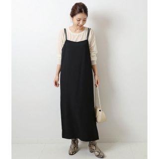 スピックアンドスパン(Spick & Span)のspick and span ダブルストラップキャミワンピース(ロングワンピース/マキシワンピース)