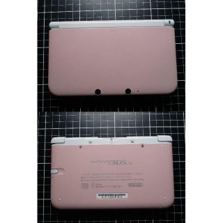 ニンテンドウ(任天堂)のNintendo 3DS LL　ピンク×ホワイト　良品　動作確認済み(携帯用ゲーム機本体)