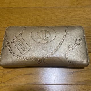 コーチ(COACH)のCOACH ゴールド財布 難あり 値下げ中(財布)