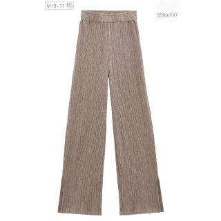 ザラ(ZARA)の専用 ZARA プリーツパンツ ミンク ベージュ(カジュアルパンツ)