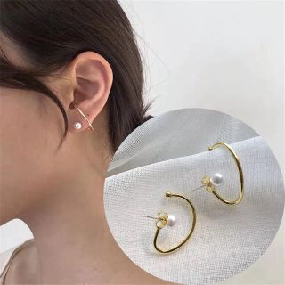 ビューティアンドユースユナイテッドアローズ(BEAUTY&YOUTH UNITED ARROWS)の pearl circle pierce(ピアス)