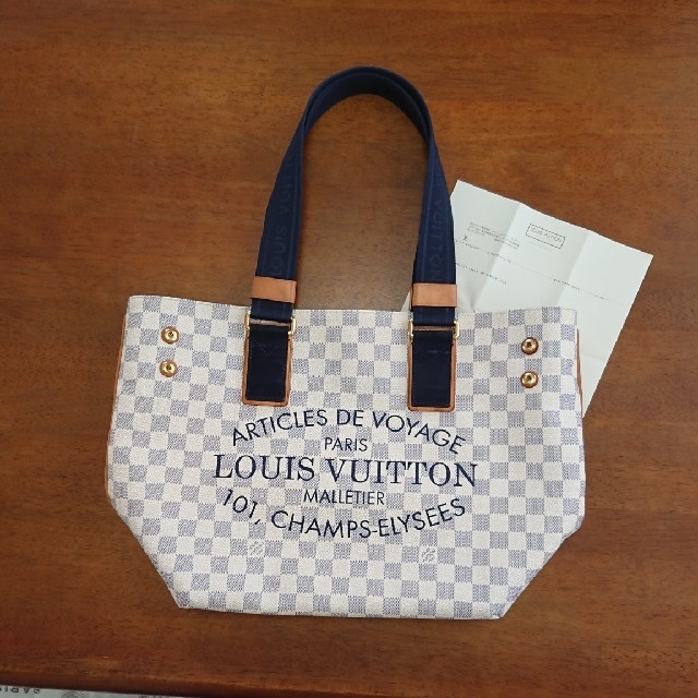 即出荷】 LOUIS トートバック ダミエアズール - VUITTON トートバッグ