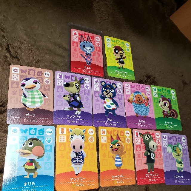 任天堂(ニンテンドウ)のどうぶつの森　amiiboカードセット エンタメ/ホビーのアニメグッズ(カード)の商品写真