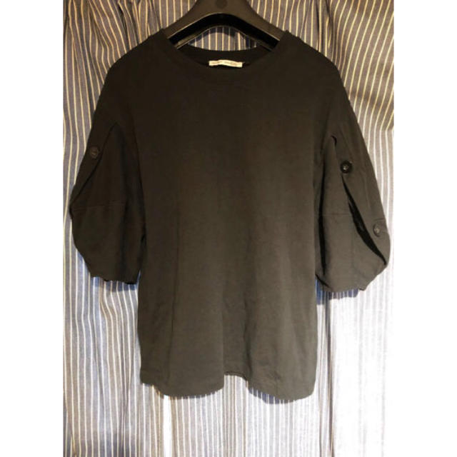 ZARA(ザラ)のZARAボリュームスリーブカットソー レディースのトップス(Tシャツ(半袖/袖なし))の商品写真