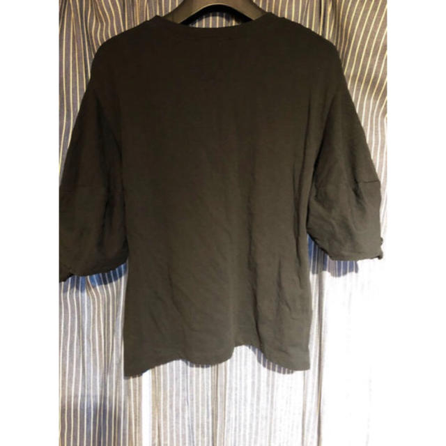 ZARA(ザラ)のZARAボリュームスリーブカットソー レディースのトップス(Tシャツ(半袖/袖なし))の商品写真