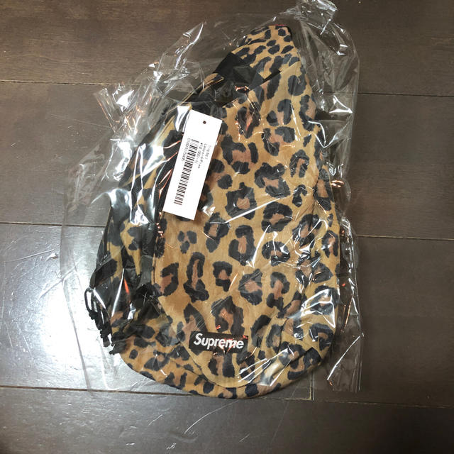 supreme 20aw leopard sling bag 1
