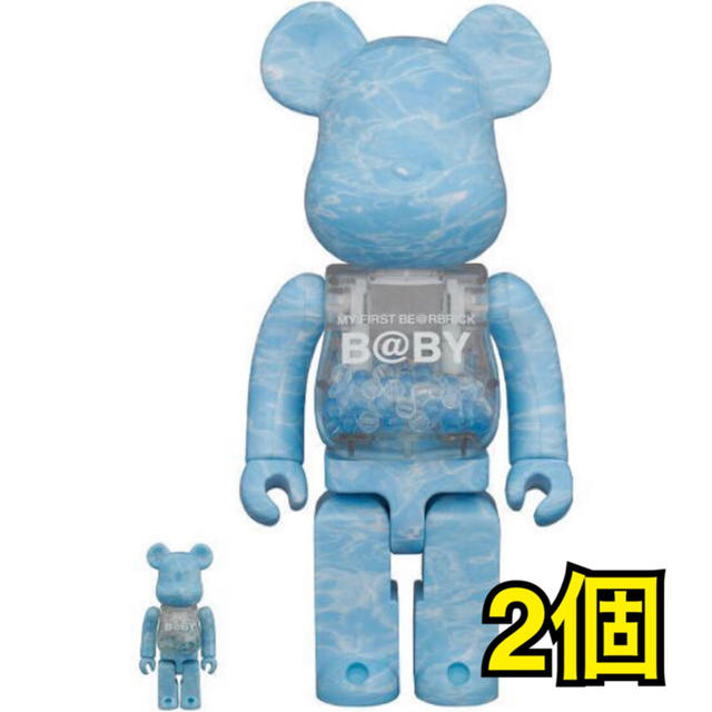 MEDICOM TOY - MY FIRST BE@RBRICK B@BY WATER CREST 2個