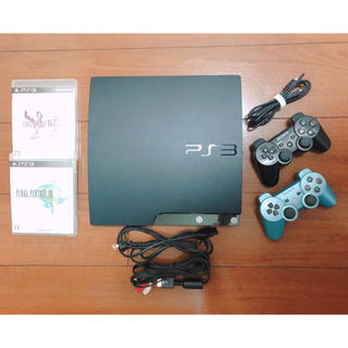 プレイステーション3(PlayStation3)のPlayStation3 本体 CECH-2000A プレステ3 ソフト二本付き(家庭用ゲーム機本体)