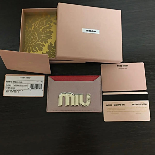 miumiu - miumiu カードケースの通販 by ayumi.'s shop｜ミュウミュウならラクマ