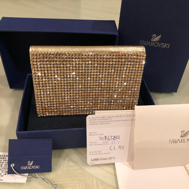 SWAROVSKI(スワロフスキー)のスワロフスキー　名刺入れ レディースのファッション小物(名刺入れ/定期入れ)の商品写真