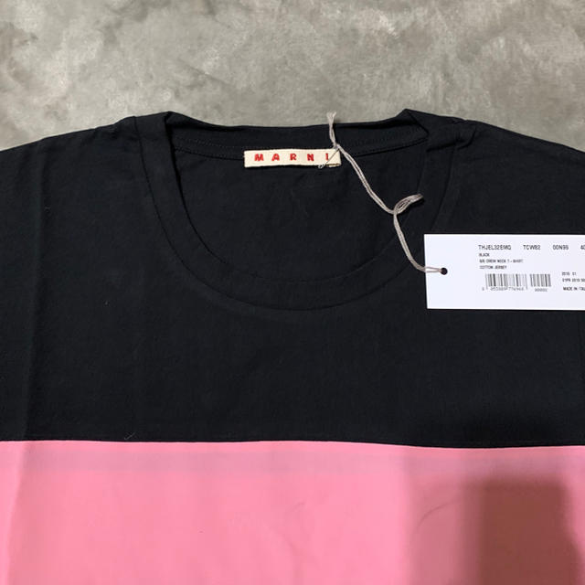 Marni(マルニ)の新品　2019 マルニ  上質ボーダー Tシャツ ストレッチ有り レディースのトップス(Tシャツ(半袖/袖なし))の商品写真