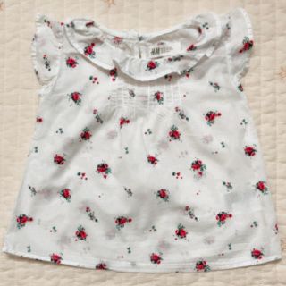 エイチアンドエム(H&M)のH&M 花柄ブラウス　3-4歳(104cm)(ブラウス)