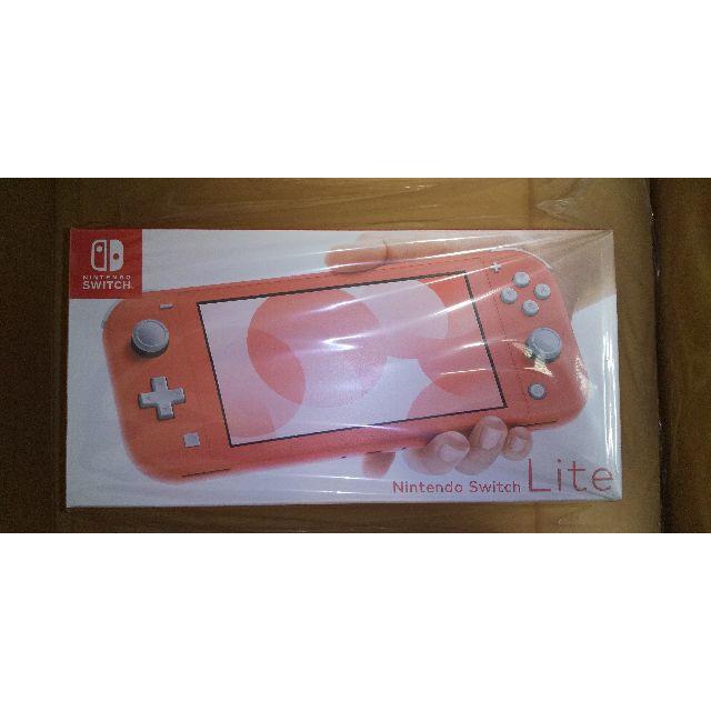 Nintendo Switch(ニンテンドースイッチ)の【新品/未開封】Nintendo Switch lite コーラル 本体 エンタメ/ホビーのゲームソフト/ゲーム機本体(家庭用ゲーム機本体)の商品写真