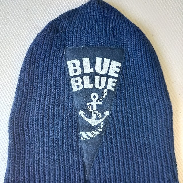 BLUE BLUE(ブルーブルー)の【お値下げ】BLUE BLUE ニット帽 ニットキャップ メンズの帽子(ニット帽/ビーニー)の商品写真