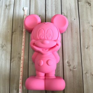 ディズニー(Disney)のMickey   ペンケース　ポーチ　ピンク(キャラクターグッズ)