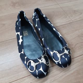 グッチ(Gucci)の室内履きのみ　ストーン付き　フラットシューズ　37(バレエシューズ)