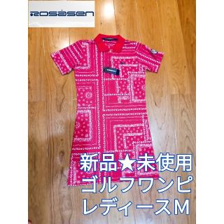 ロサーゼン(ROSASEN)の新品 ★定価19440円★ ロサーセン ワンピース ゴルフウエア レディースm(ウエア)