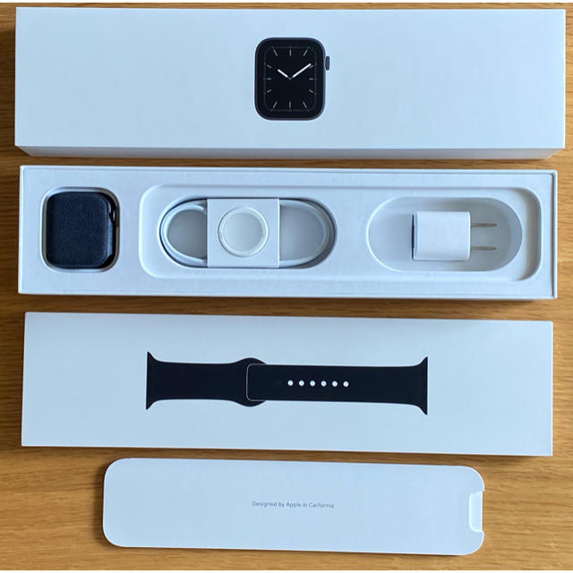 Apple Watch 5 アルミ スペースグレイ/40mmブラックバンド - その他