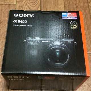 ソニー(SONY)のソニー ミラーレス一眼 α6400 ズームレンズキット ILCE-6400L B(ミラーレス一眼)