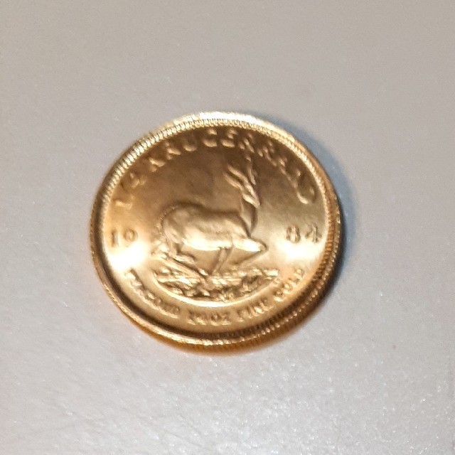 WEB限定カラー クルーガーランド金貨 1984 1/4oz 貨幣 - www
