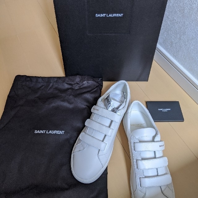 高知インター店】 Saint LAURENT レザー スニーカー SAINT 【新品大 ...