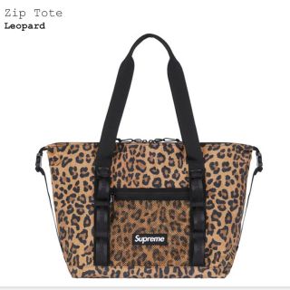 シュプリーム(Supreme)のsupreme zip tote Leopard シュプリーム　トート　ヒョウ(トートバッグ)