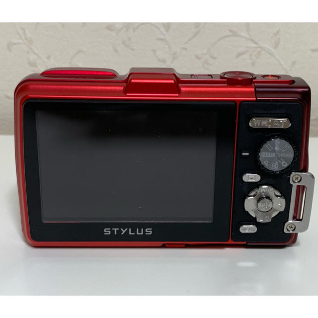 OLYMPUS(オリンパス)の新品同様 OLYMPUS STYLUS TG-830 TOUGH 赤 スマホ/家電/カメラのカメラ(コンパクトデジタルカメラ)の商品写真